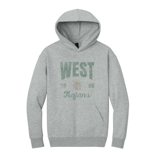 District V.I.T. Heavyweight Fleece Hoodie -- Light Heather Grey