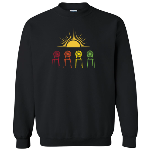 Gildan Heavy Blend Crew Neck Sweatshirt -- Black