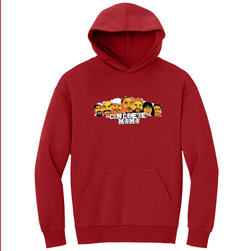 FC Faces District V.I.T. Heavyweight Fleece Hoodie -- Classic Red