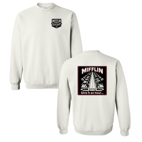 Gildan Heavy Blend Crew Neck Sweatshirt -- White