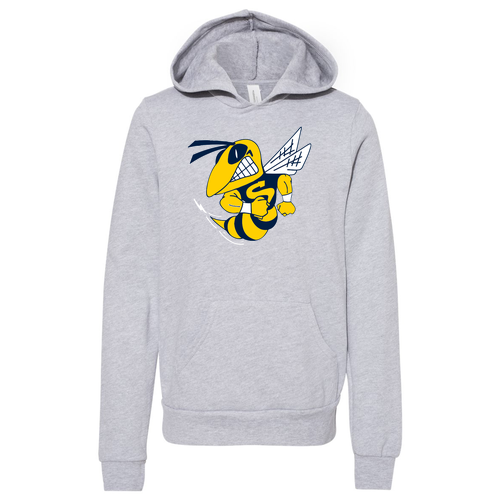 Bella Canvas  Youth Sponge Fleece Hooded Sweatshirt -- Athletic Heather