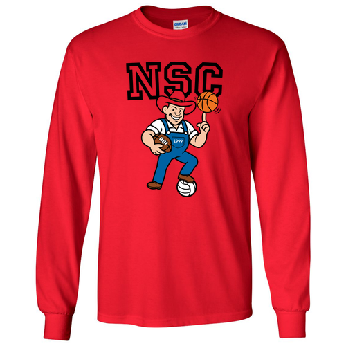 NSC Basic Long Sleeve T-Shirt -- Red
