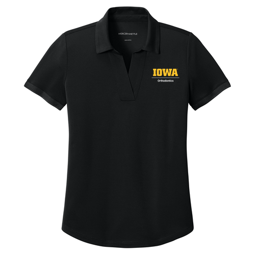 Embroidered Mercer+Mettle Women’s Everyday Performance Polo -- Deep Black