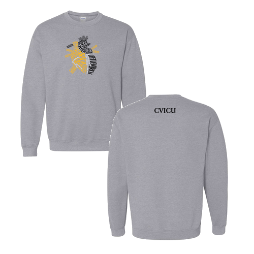 Gildan Heavy Blend Crew Neck Sweatshirt -- Sport Grey