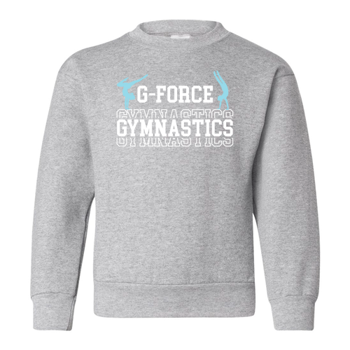 Youth Crewneck Sweatshirt -- Light Steel