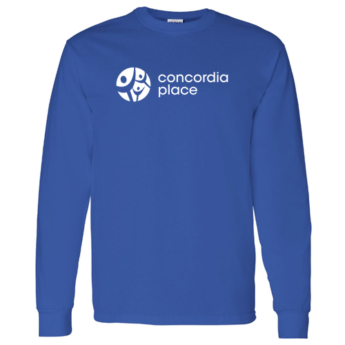 Gildan Heavy Cotton Longsleeve Basic T-Shirt -- Royal