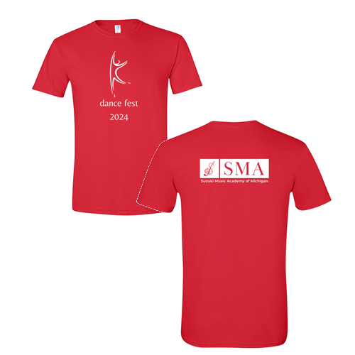 Gildan SoftStyle Fitted T-Shirt -- Red