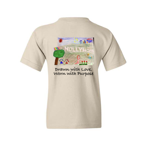 Gildan Heavy Cotton Basic Youth T-Shirt -- Natural