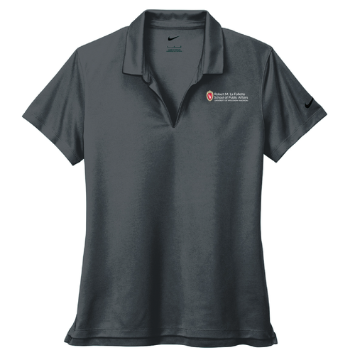 Nike Ladies Dri-Fit Micro Pique 2.0 Polo -- Anthracite