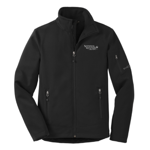Eddie Bauer Rugged Ripstop Soft Shell Jacket -- Black/ Black