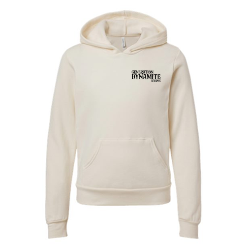 Bella Canvas Youth Sponge Fleece Hooded Sweatshirt -- Natural