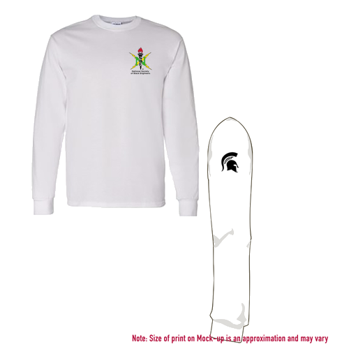 Gildan Heavy Cotton Longsleeve Basic T-Shirt -- White