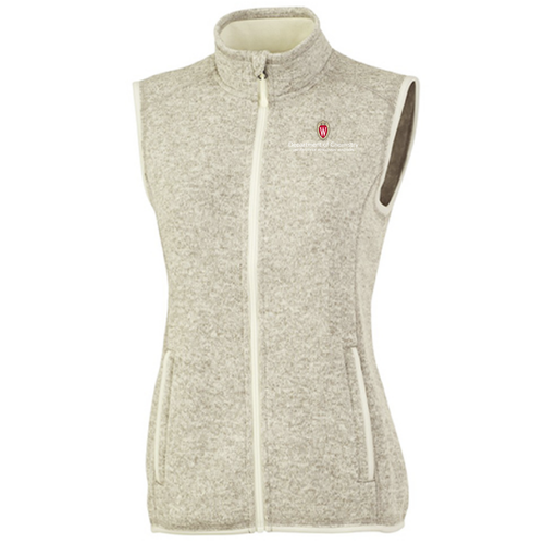 Charles River Womens Pacific Heathered Vest -- Oatmeal Heather