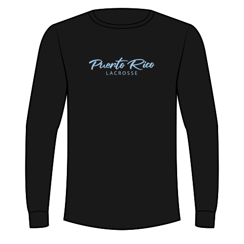 Long Sleeve Performance Tee -- Black