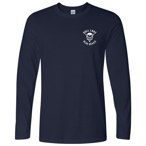 Gildan Softstyle Class of 1975 Longsleeve T Shirt -- Navy