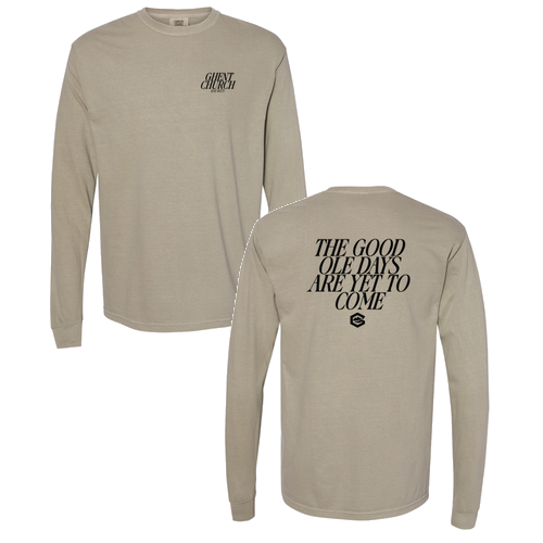 Comfort Colors Ringspun Long Sleeve Tee -- Sandstone