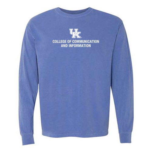 Comfort Colors Ringspun Long Sleeve Tee -- Flo Blue