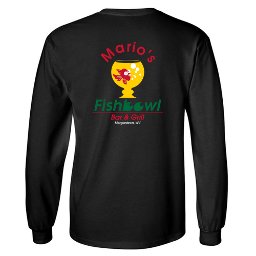 Cotton Long Sleeve Basic T-Shirt -- Black