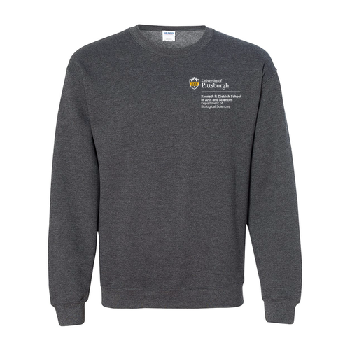 Biological Sciences Gildan Heavy Blend Crew Neck Sweatshirt -- Dark Heather