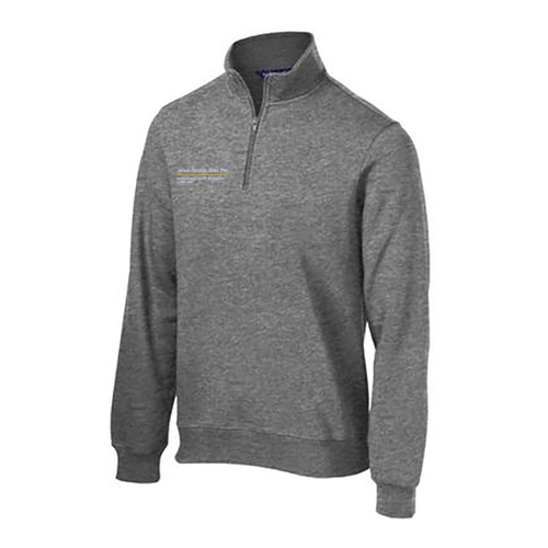 Sport Tek Quarter Zip Sweatshirt -- Vintage Heather