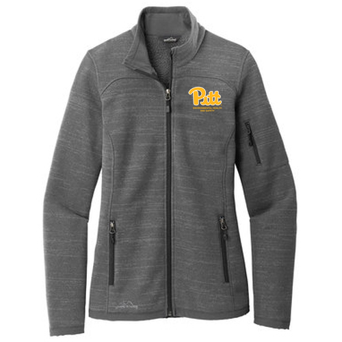 Eddie Bauer Ladies Sweater Fleece Full-Zip -- Dark Grey Heather