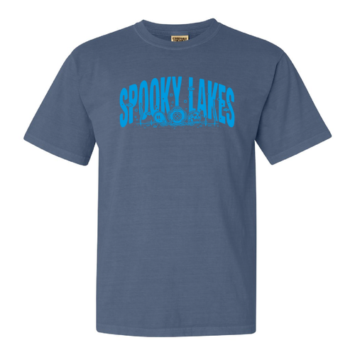 Comfort Colors Unisex Garment-Dyed Heavyweight T-Shirt -Blue Ink- China Blue
