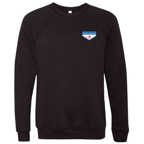 Boyne Mountain Logo 2 Full Color -- Crewneck Sweatshirt Black