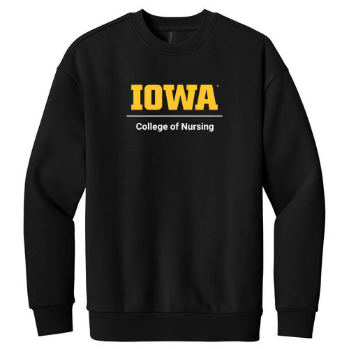 District V.I.T. Heavyweight Fleece Crew -- Black