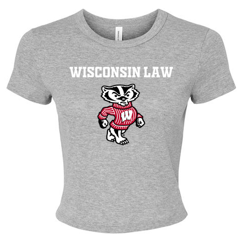 Bella+Canvas Women's Micro Rib Baby Tee -- Athletic Heather