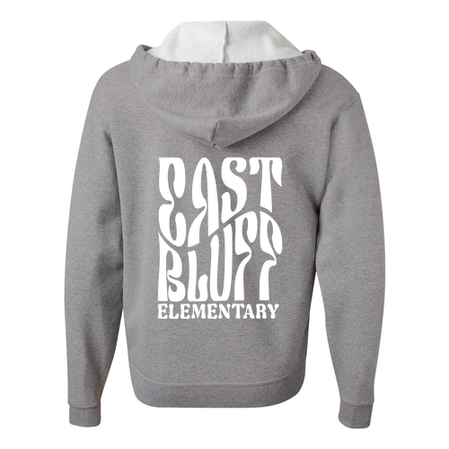 Jerzees Full Zip Hooded Sweatshirt -- Oxford