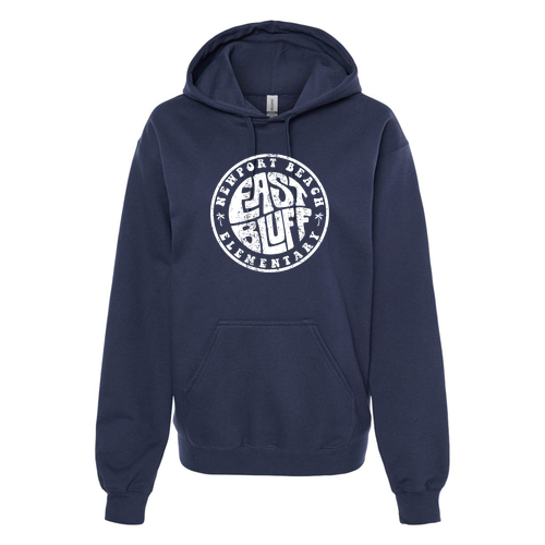 Gildan Adult Softstyle Fleece Pullover Hooded Sweatshirt -- Navy