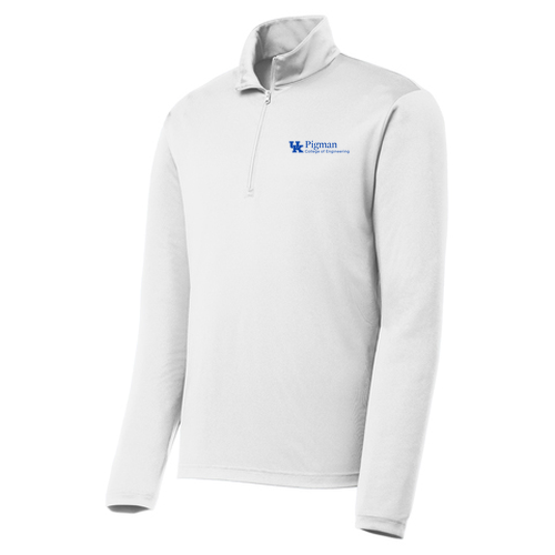 Sport-Tek PosiCharge Competitor Quarter Zip Pullover -- White