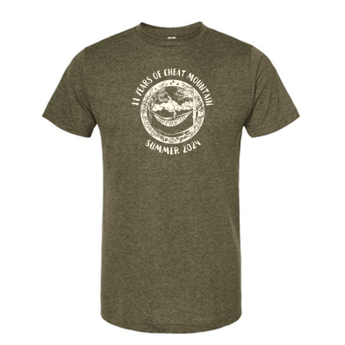 Tultex Unisex Ultra Blend Tee -- Heather Military Green