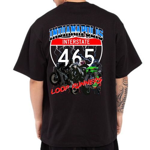 Shaka Wear Adult Max Heavyweight T-Shirt -- Black -- Loop Runners
