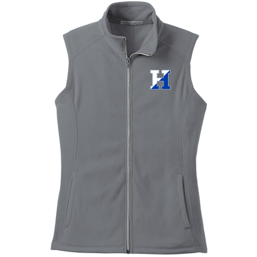 Port Authority Ladies Microfleece Vest -- Pearl Grey