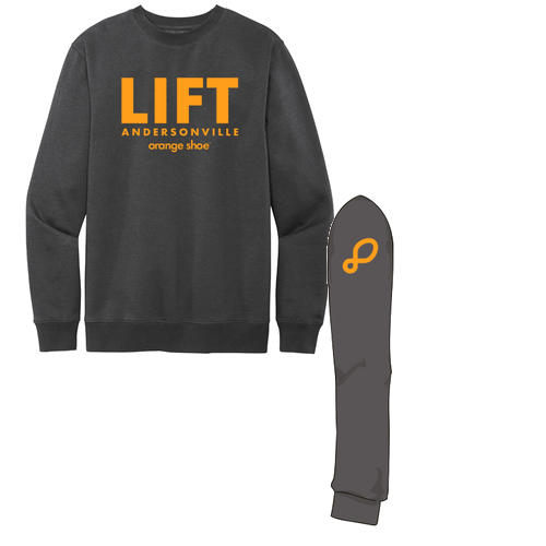 LIFT Crewneck Sweatshirt -- Charcoal