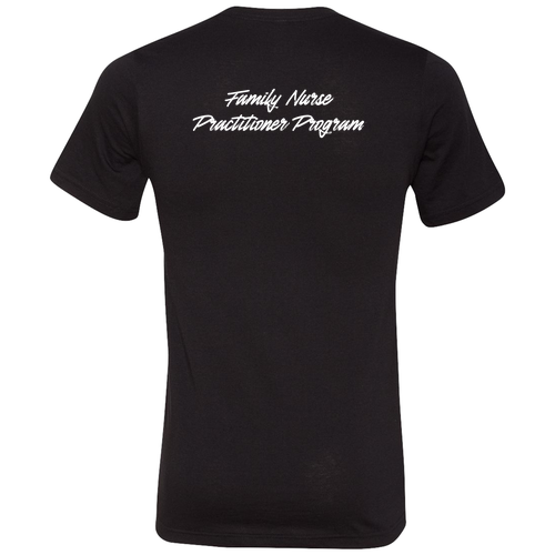 Family Nurse Practitioner Bella Canvas Unisex Heather CVC T-Shirt -- Solid Black Blend