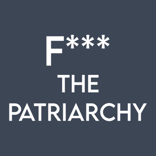 Mens/Unisex Next Level Soft Fitted Triblend Tee -- Legion Blue, F the Patriarchy