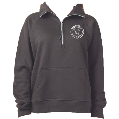 Enza Women's Boxy Half Zip Fleece -- Dark Heather