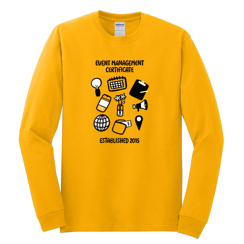 Gildan Heavy Cotton Longsleeve Basic T-Shirt -- Gold