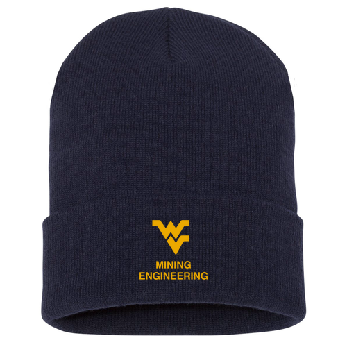 Yupoong Knit Hat with Cuff -- Navy