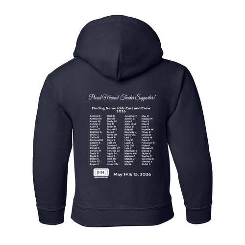 Youth Gildan Heavy Blend Hooded Sweatshirt -- Navy