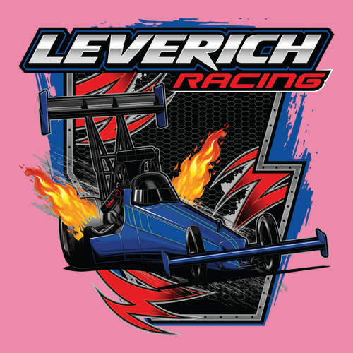 Gildan Heavy Cotton Basic T-Shirt Graphic Front Dragster Back -- Azalea