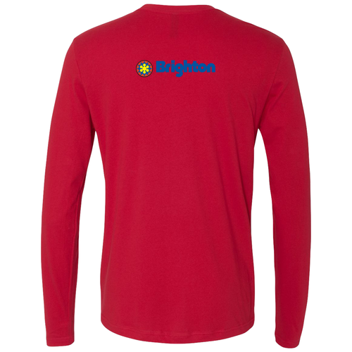 Brighton Logo 2 Full color -- Long Sleeve Red