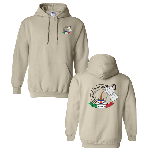 50/50 Cotton/Poly Hoodies -- Sand