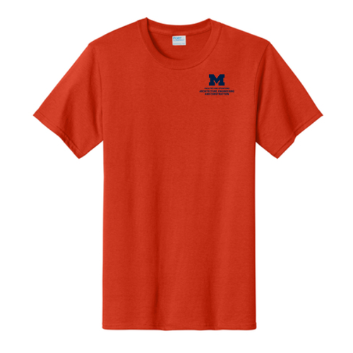 Port and Company Tall 100% Cotton Tee -- Orange, $17