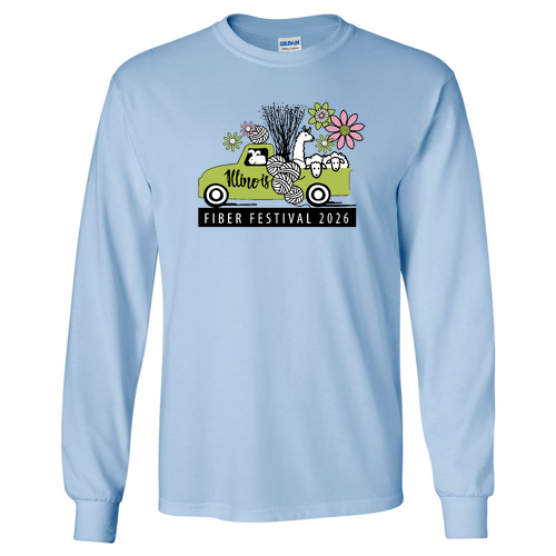Gildan Ultra Cotton Longsleeve Basic T-Shirt -- Light Blue
