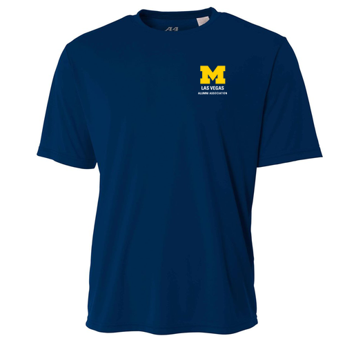 A4 Cooling Performance Wicking Tee -- Navy [HIDE]