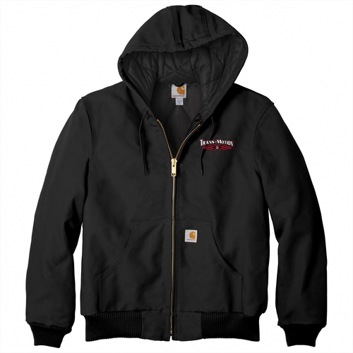 Unisex Carhartt Hooded Duck Active Jacket -- Black