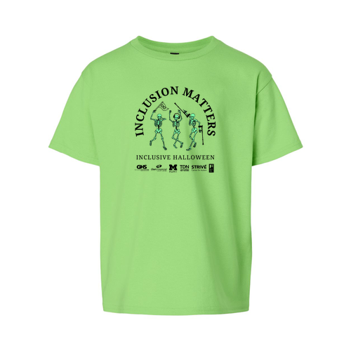 Youth Gildan Ultra Cotton Basic T-Shirt -- Lime